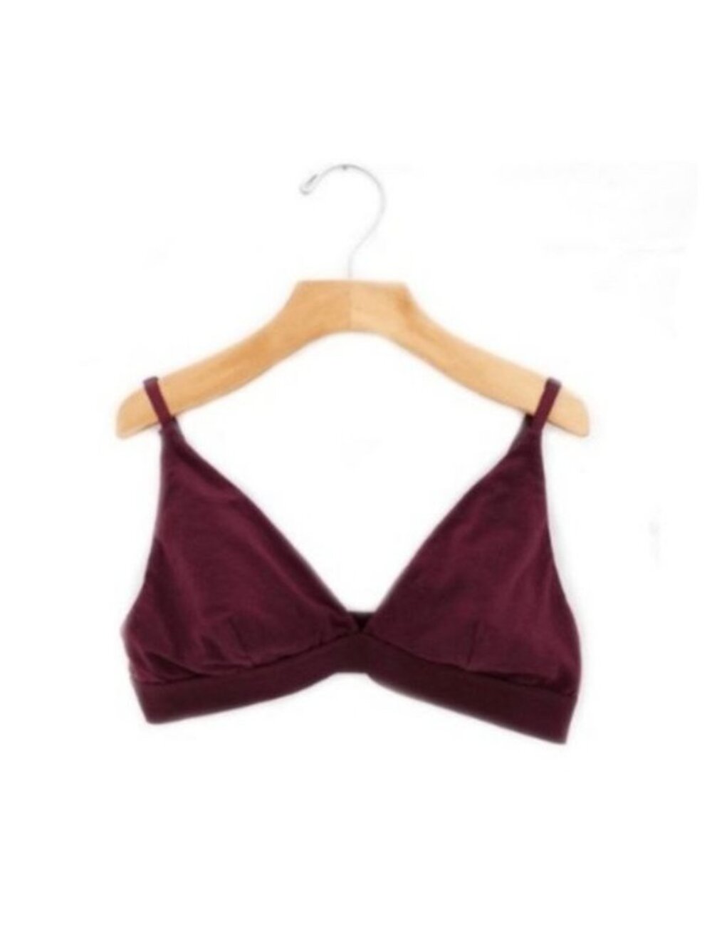 Anemone Burgundy Jersey Bralette